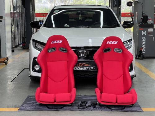 Laatste bedrijfscasus over Both Performance and Comfort in One! Honda Civic 1.5T Gets EDDY Racing Seats Upgrade
