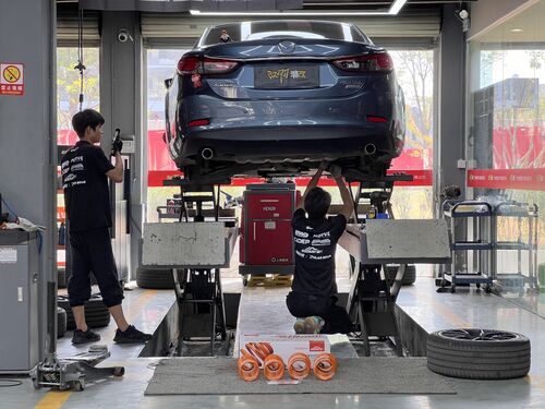 Laatste bedrijfscasus over Mazda Atenza + EDDY Sport Short Springs｜Super Cool & Comfortable!