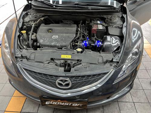 Laatste bedrijfscasus over Mazda 6 geüpgraded met EDDY Vortex-inlaatbox van koolstofvezel｜Power-upgrade · Vortex Essence