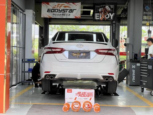 Laatste bedrijfscasus over 2020 Toyota Camry 2.0L upgraded with EDDY sport lowering springs, balancing handling and comfort
