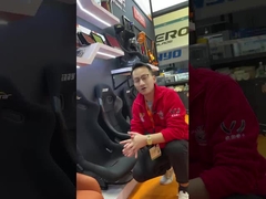 Drag Circuit Drift Verstelbare racesit Lederen met knop