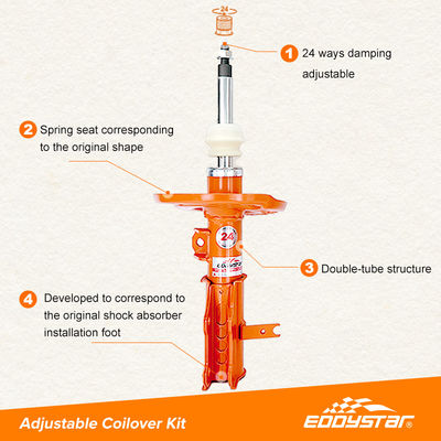 Compacte grootte schok- en steunkit Honda Odyssey Auto Suspension Parts