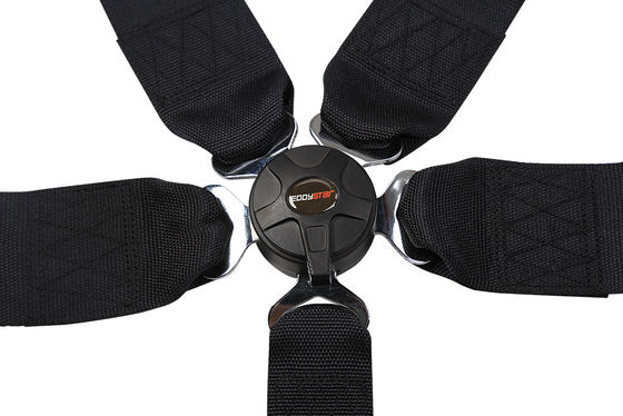 EDDYSTAR Nylon vijfpunts gordel Zwart Kleur Vijfpunts Racing Harness