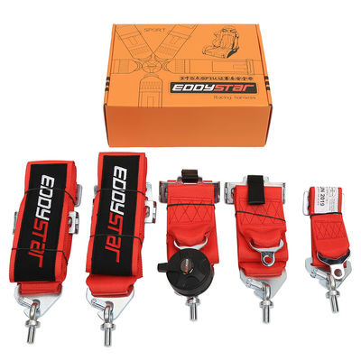EDDYSTAR Verstelbare Racing Seat Belt Race Car 5 Point Camlock Harness