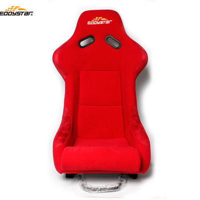 Rood Racing Style Car Wide Racing Seats Professionele glasvezel autostoeltje