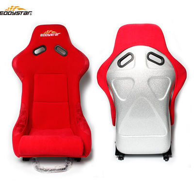 Rood Racing Style Car Wide Racing Seats Professionele glasvezel autostoeltje