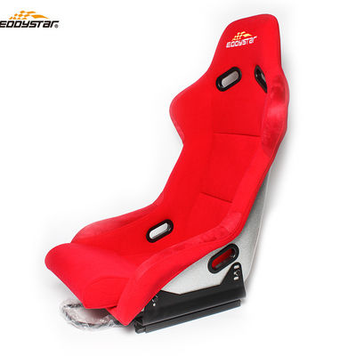 Rood Racing Style Car Wide Racing Seats Professionele glasvezel autostoeltje