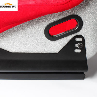 Rood Racing Style Car Wide Racing Seats Professionele glasvezel autostoeltje