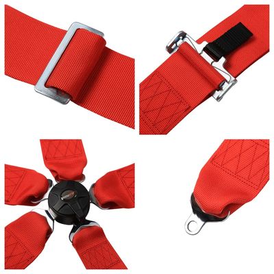 EDDYSTAR Verstelbare Racing Seat Belt Race Car 5 Point Camlock Harness