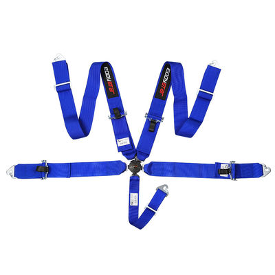 Nylon Sport Style Racing Seat Belt Bule 3 inch Breed voor Automotive Safety FIA Certificaat