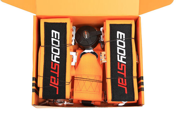 EDDYSTAR Nylon Drift Auto Racing Seat Belt Oranje Kleur 5-punts Seat Belt