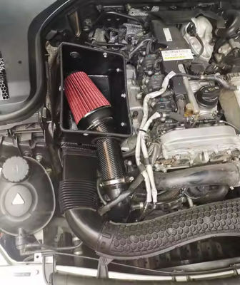 Houdt de temperatuur Carbon Fiber Air Inlet Motor Bescherming Voor Mercedes Benz
