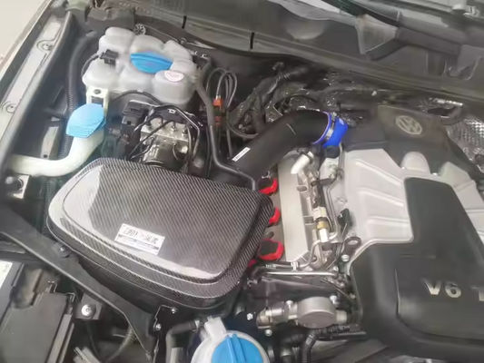 Auto-koolstofvezel-inductie-luchtinlaatfilterkit Volkswagen Touareg
