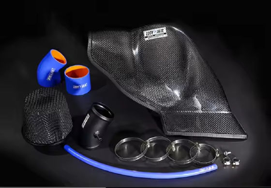 Carbon Fiber Cold Air Induction Kit Verbetering van Filtratie Voor Audi Q5 1.8T