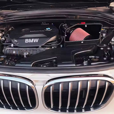 Compacte motor koolstofvezel koude luchtinlaat BMW Brilliance X1 Isoleer motorwarmte