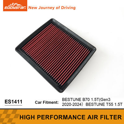 Energie-efficiëntie Wasbaar luchtfilter met hoge doorstroming BESTUNE B70 1.5T Autoonderdelen