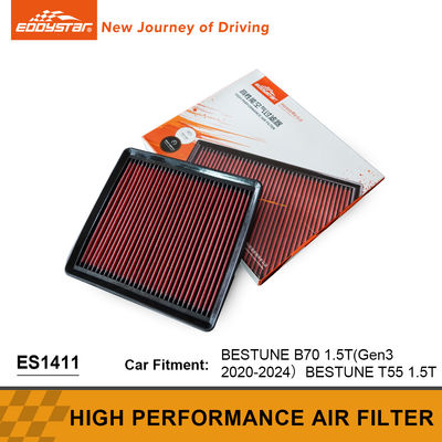 Energie-efficiëntie Wasbaar luchtfilter met hoge doorstroming BESTUNE B70 1.5T Autoonderdelen