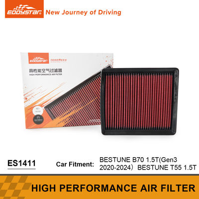 Energie-efficiëntie Wasbaar luchtfilter met hoge doorstroming BESTUNE B70 1.5T Autoonderdelen