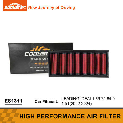 Eenvoudig schoonmaakbaar luchtfilter met hoge stroom LEADING IDEAL L6 Filter voor autopaneel