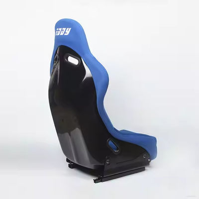 EDDYSTAR Luxe Blue Soft Bucket Racing Seat Op maat gemaakte raceauto stoel