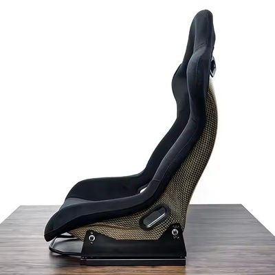 Grote maat Bucket Racing Seat Kussen Aanpasbaar logo Zwart Racing Seats