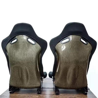 Grote maat Bucket Racing Seat Kussen Aanpasbaar logo Zwart Racing Seats