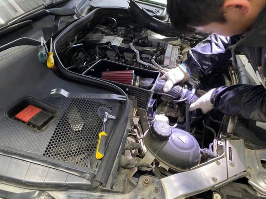 Mercedes Benz W205 Koolstofvezel Luchtinlaat Luchtstroomverhoging Automotive motoronderdelen