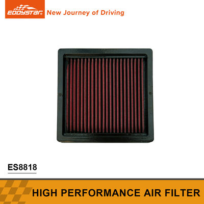 Zwart en rood luchtfilter voor Mitsubishi ES8818