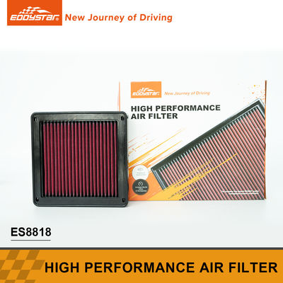 Zwart en rood luchtfilter voor Mitsubishi ES8818