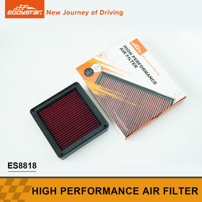 Zwart en rood luchtfilter voor Mitsubishi ES8818