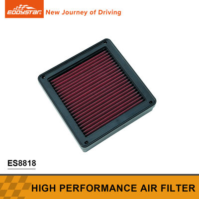 Zwart en rood luchtfilter voor Mitsubishi ES8818