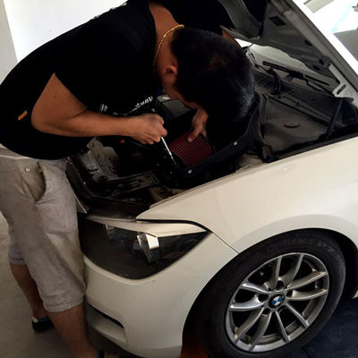 EDDYSTAR-luchtinlaat met hoge stroom van koolstofvezel voor BMW 116i 118i 1.6T ((N13)