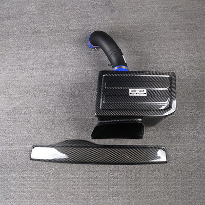 Vortex-genererende EDDYSTAR Carbon Fiber Luchtinlaatkit met 76mm High-flow Filter voor 15-16 Audi A3 1.8T/2.0T - Bolt-On Installatie
