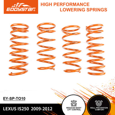 EDDYSTAR High-Stiffness Progressive Sport Lowering Springs Set of 4 for LEXUS ES250 ES300 ES350 IS250 IS250C IS300 with 15% Stiffer Rear and Reduced Body Roll